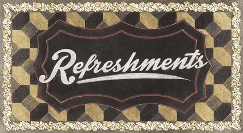 Framed Refreshments Print