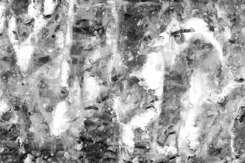 Framed Black and White Abstract III Print