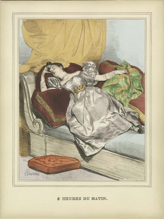 Framed Vintage Woman B Print