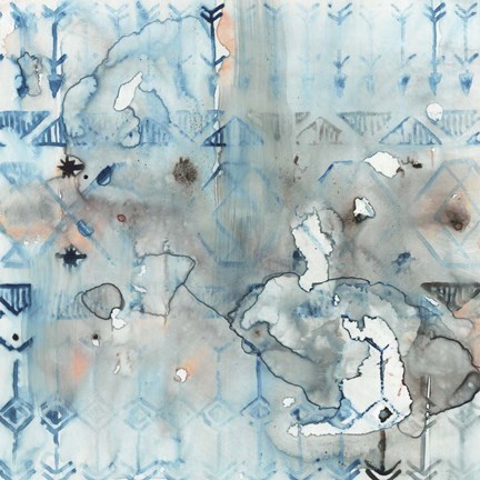 Framed Mezzoteal I Print