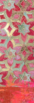 Framed Ornamental I Red Print