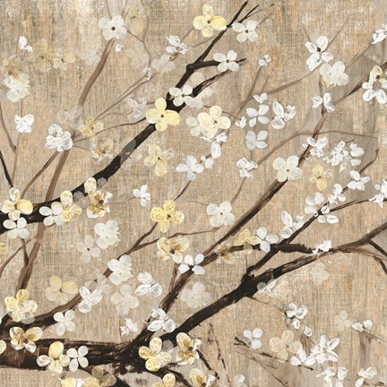 Framed Pearls in Bloom II Print