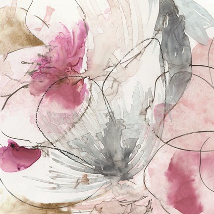 Framed Pretty in Pink II Print