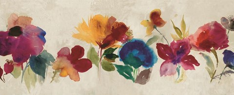 Framed Floral Dance I Print