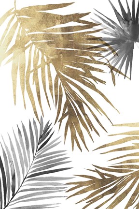 Framed Tropical Palms II Print