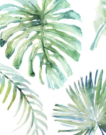 Framed Palm Leaf Variation Print