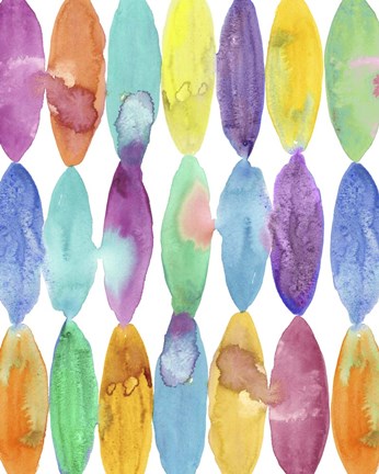 Framed Gold Swirl I Print