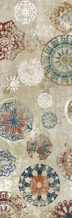 Framed Oriental Pattern VI Print