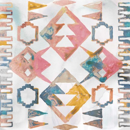 Framed Aztec Impressions II Print