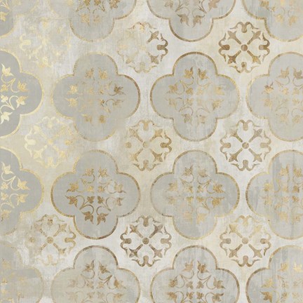 Framed Golden Impressions II Print