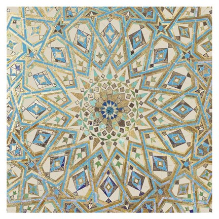 Framed Cool Mosaic I Print