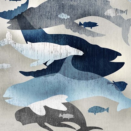 Framed Whale Watching II Print