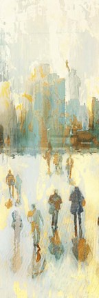 Framed NY Shadows II Print