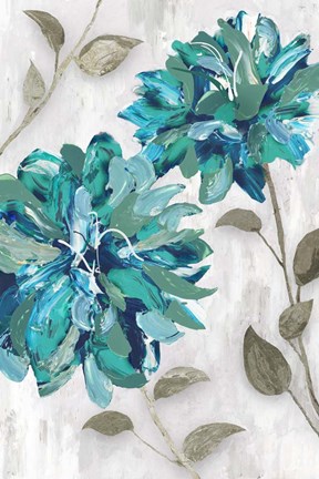 Framed Blooms II Print