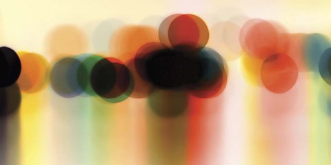 Framed Winking Street Lamps Print