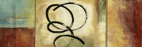 Framed Twirlies I Print