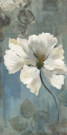 Framed Ice Blue I Print