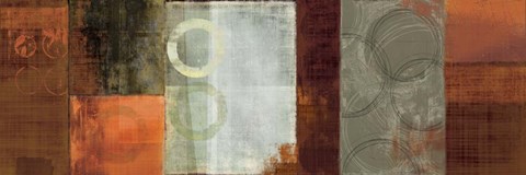 Framed Copper Segments Print