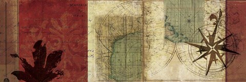 Framed Travels I Print