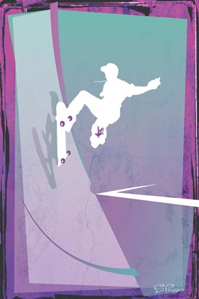 Framed Skate Print