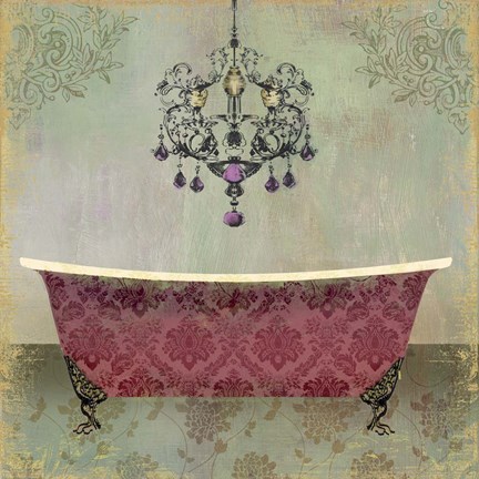 Framed Boudoir Bath II Print