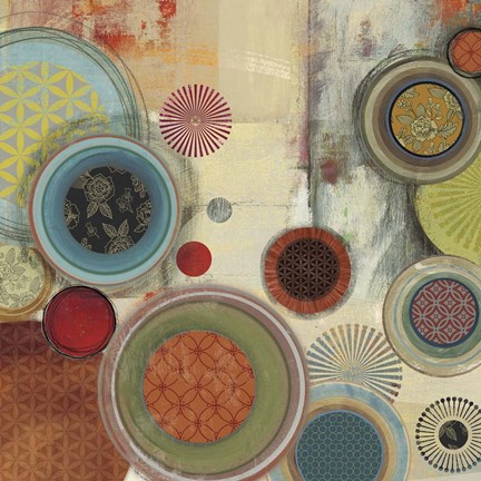 Framed Spherical Sketch I Print