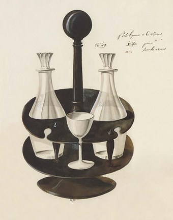 Framed Carafe I Print