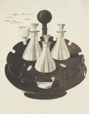 Framed Carafe II Print