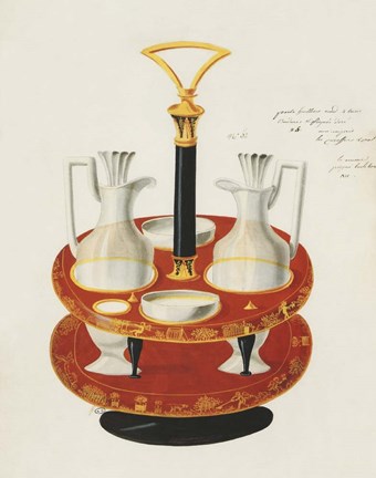 Framed Carafe III Print