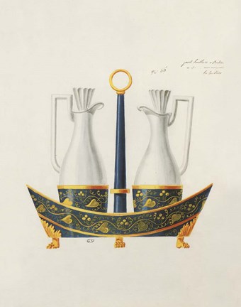 Framed Carafe IV Print