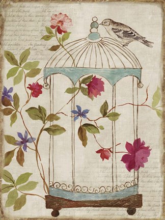 Framed Birds Escape Print