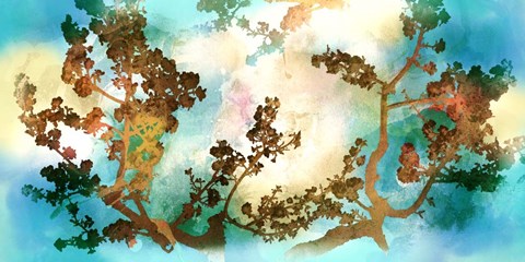 Framed Watercolour Tree Print