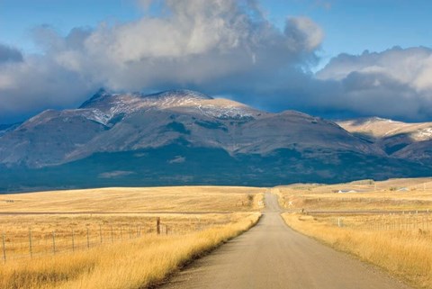 Framed Crossroads in Color Print