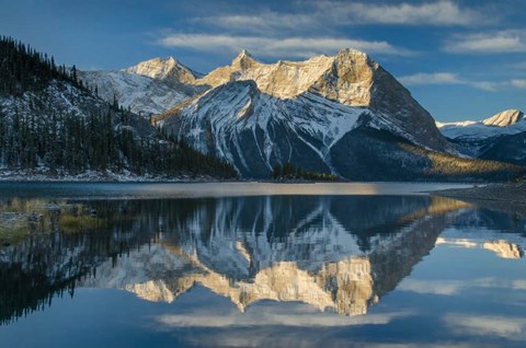 Framed Kananaskis Lake Reflection Print