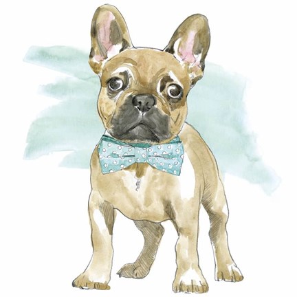 Framed Glamour Pups XI Print