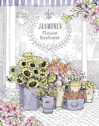 Framed Streets of Paris IV Print