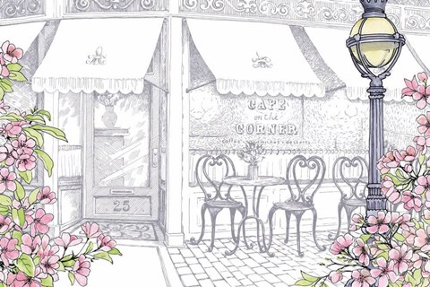 Framed Streets of Paris I Print