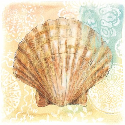 Framed Golden Treasures VIII Print