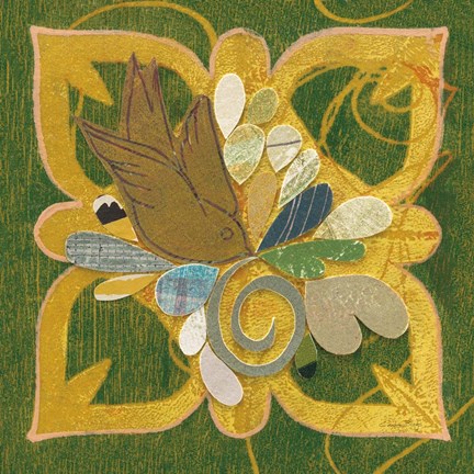 Framed Birds in Spring I Print