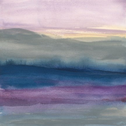 Framed Grey Hills I Print