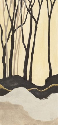 Framed Silhouette I Print