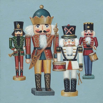 Framed King Nutcrackers Print