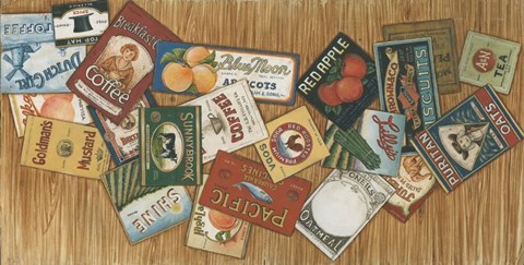 Framed Vintage Signs Print