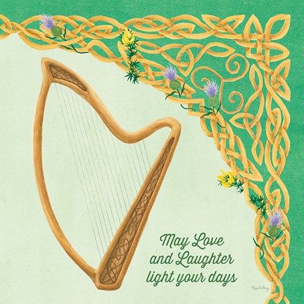 Framed Celtic Charm II Print