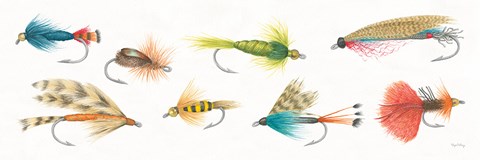 Framed Gone Fishin XII Print