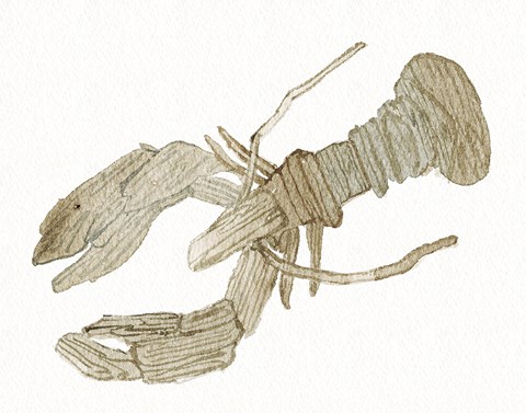 Framed Coastal Holiday Ornament VI Print