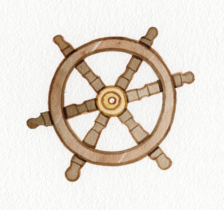 Framed Coastal Icon III Print