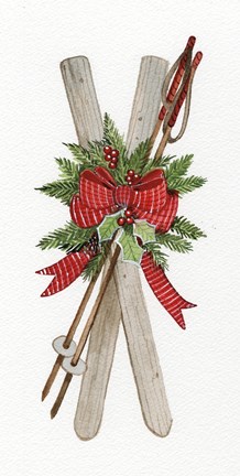 Framed Holiday Sports IV Print