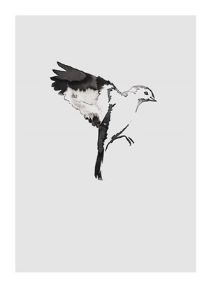 Framed Flying Bird I Print