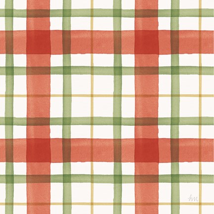 Framed Holiday Garden Pattern X Print